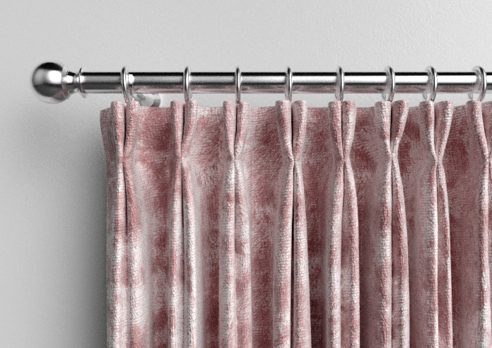 Cyrus Crushed Velvet, Rose - Made to Measure Curtains - Image 10